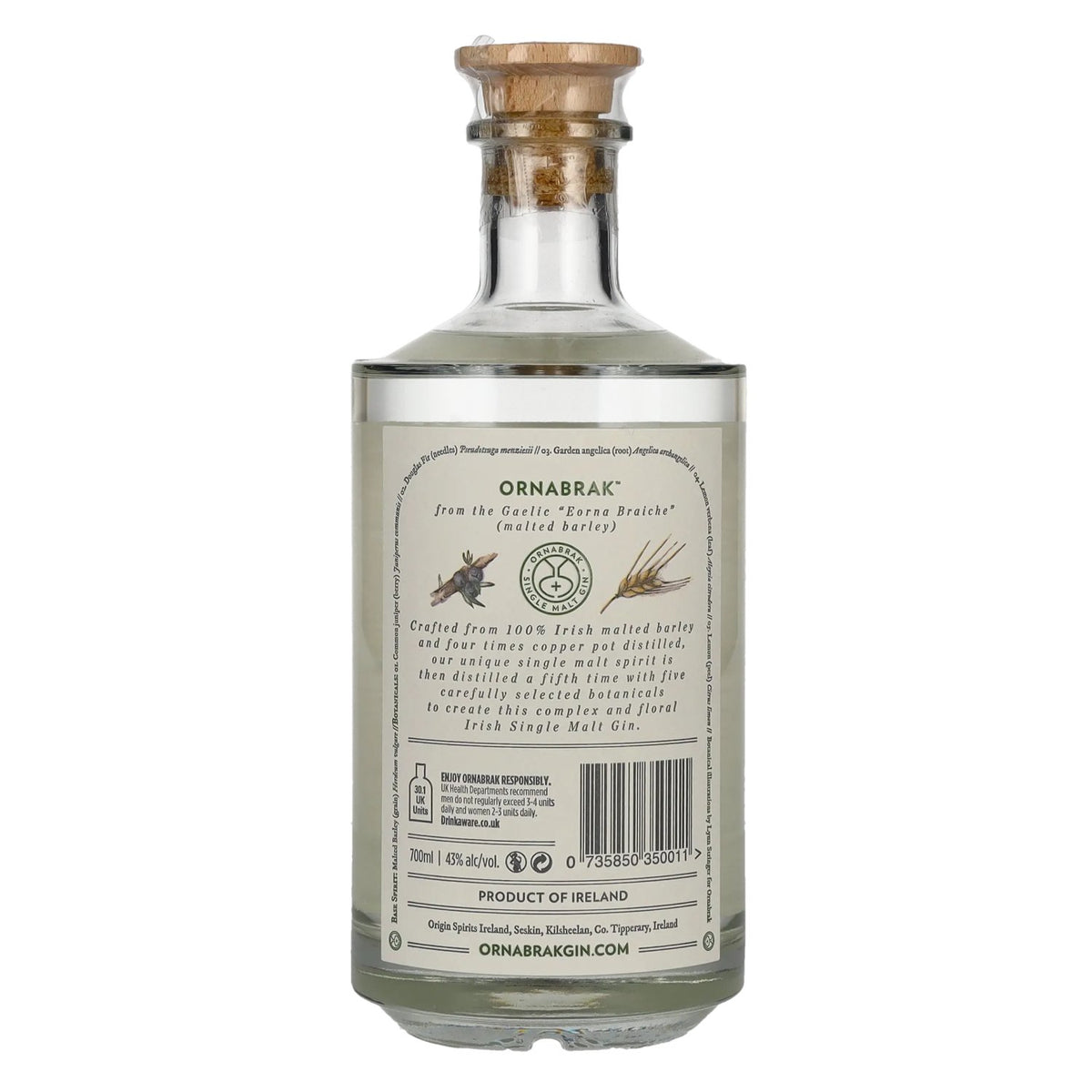 Ornabrak Single Malt Gin 43% Vol. 0.7l