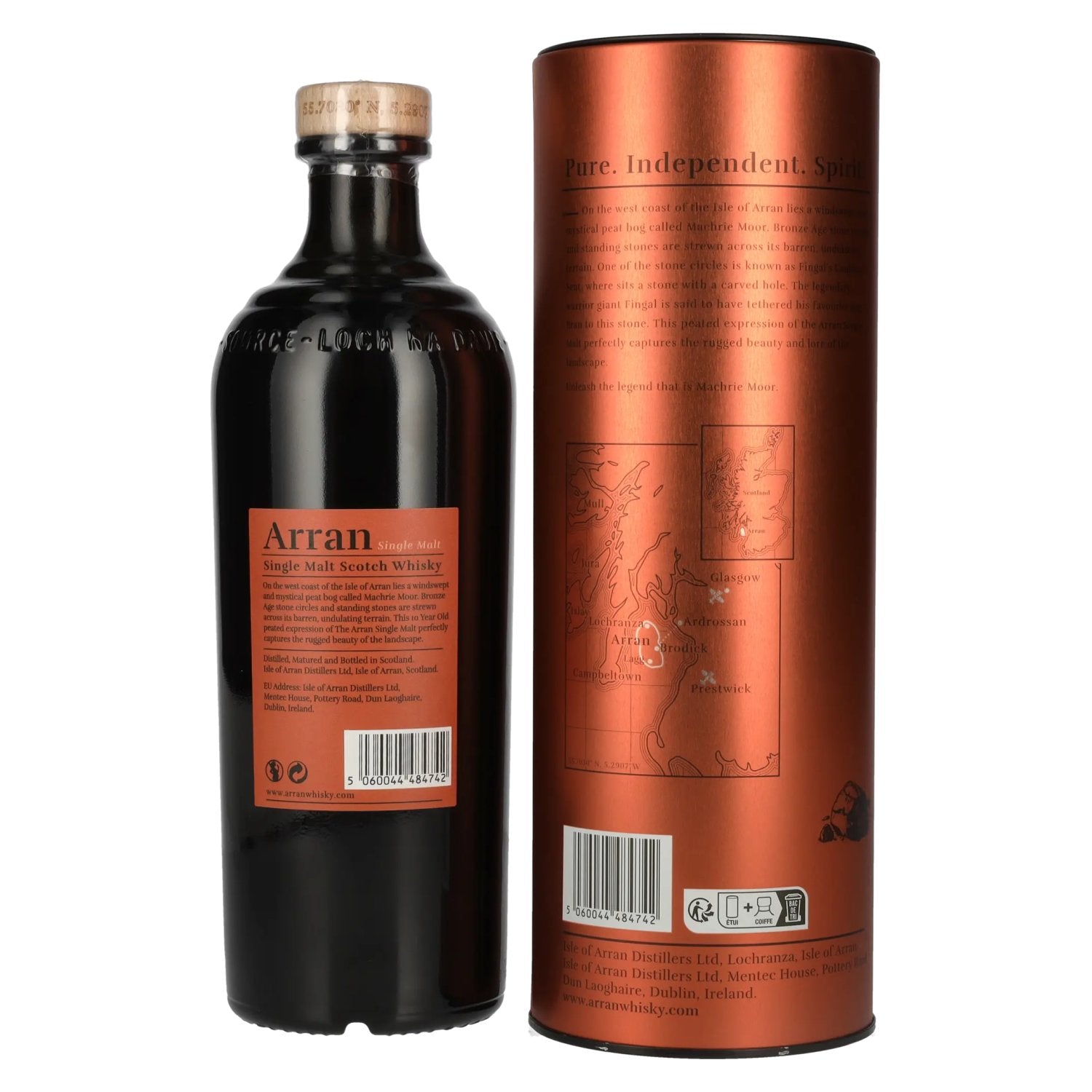 Arran MACHRIE MOOR 10 Years Old Peated Lochranza Malt 46% Vol. 0,7l in Tinbox