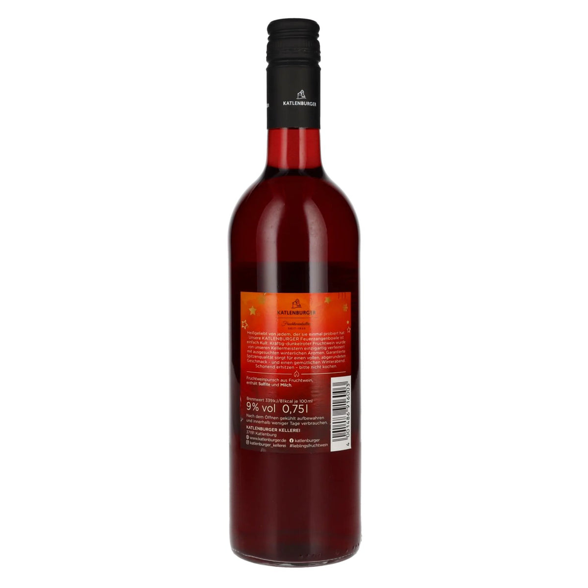 Katlenburger KLASSIKER Feuerzangen Bowle 9% ABV 0.75l