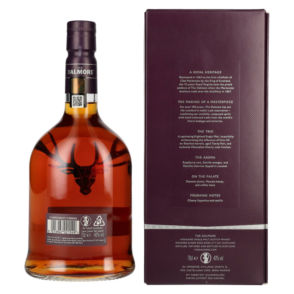 The Dalmore THE TRIO Highland Single Malt Scotch Whisky 40% vol. 0.7l in a gift box