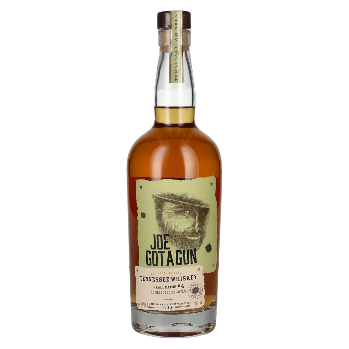 Joe Got A Gun Tennessee Whiskey 20 Private Barrels Batch N°4 40% Vol. 0,7l