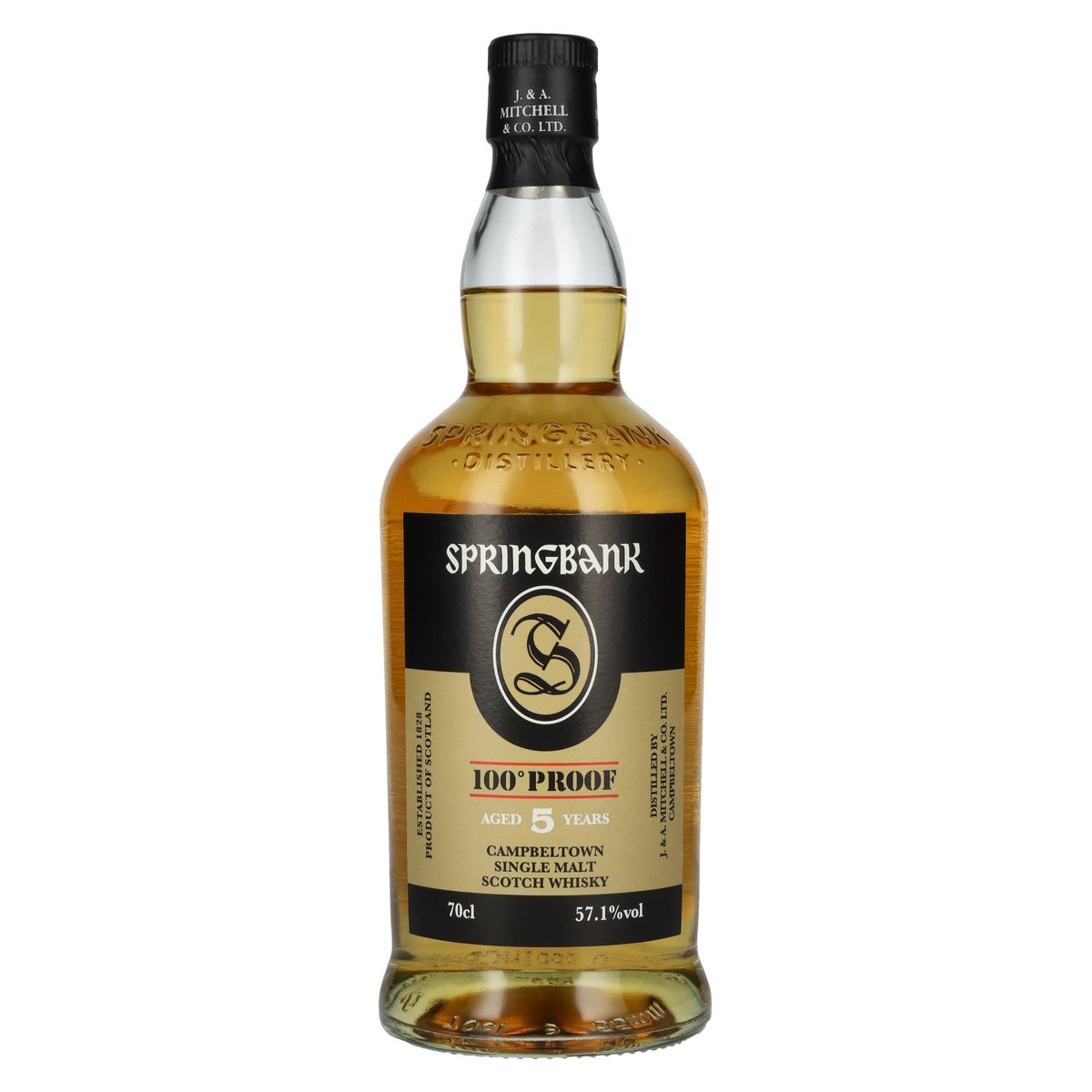 Springbank 100° Proof 5 Years Old Campbeltown Single Malt Scotch Whisky 57.1% Vol. 0.7l