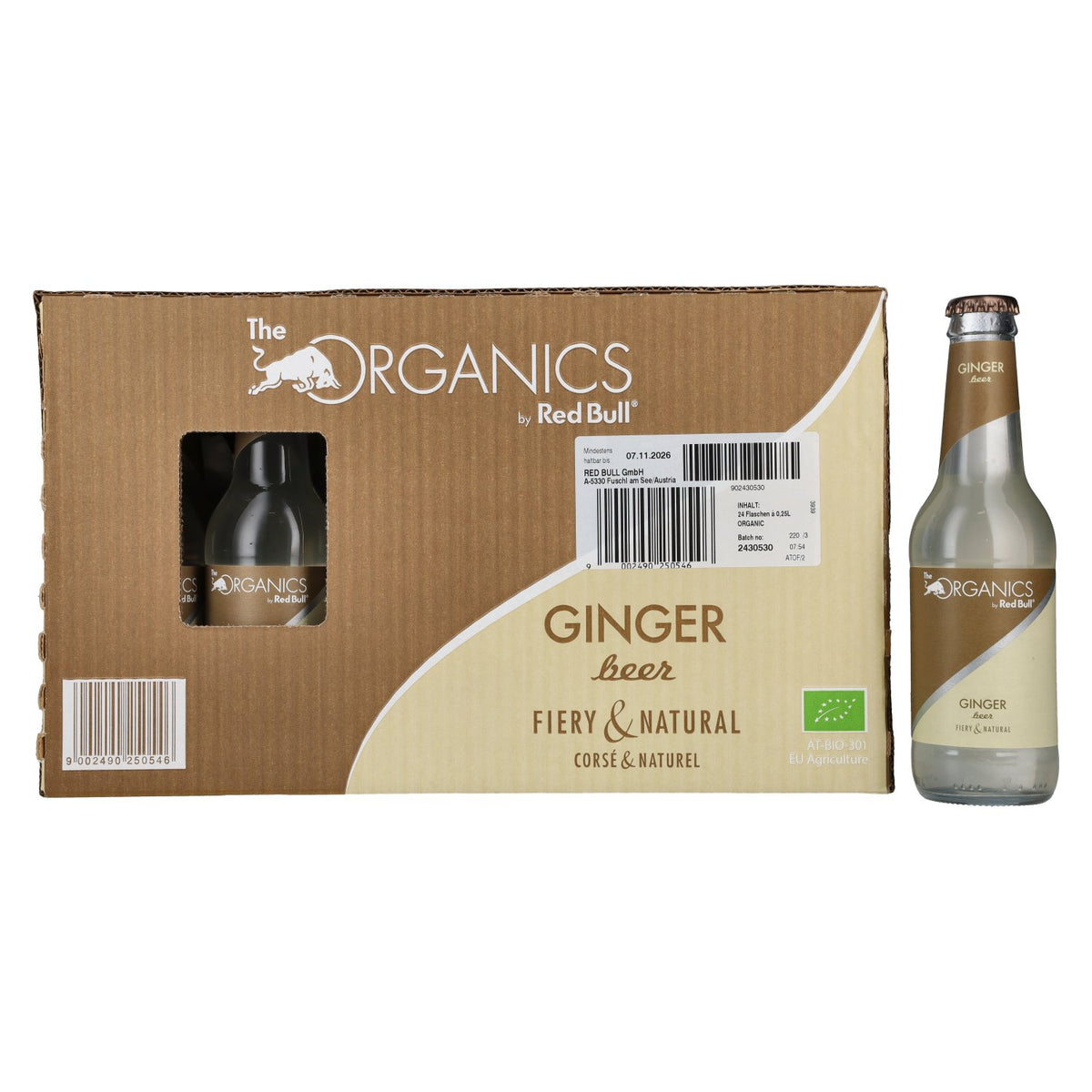 Red Bull Organics by Red Bull GINGER Beer 24x0,25l