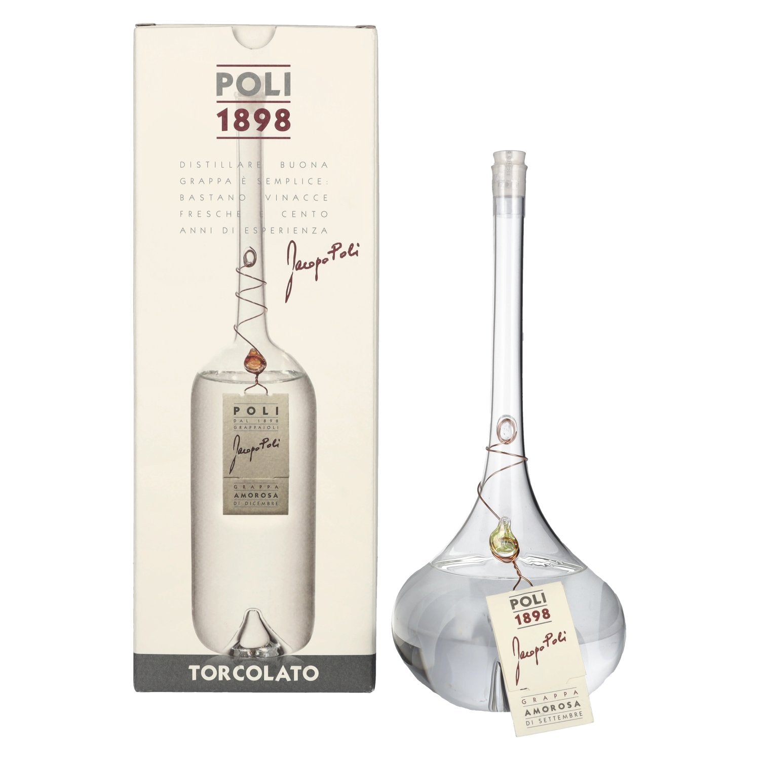 Poli Grappa Amorosa di Settembre Vespaiolo 40% Vol. 0.5l in gift box