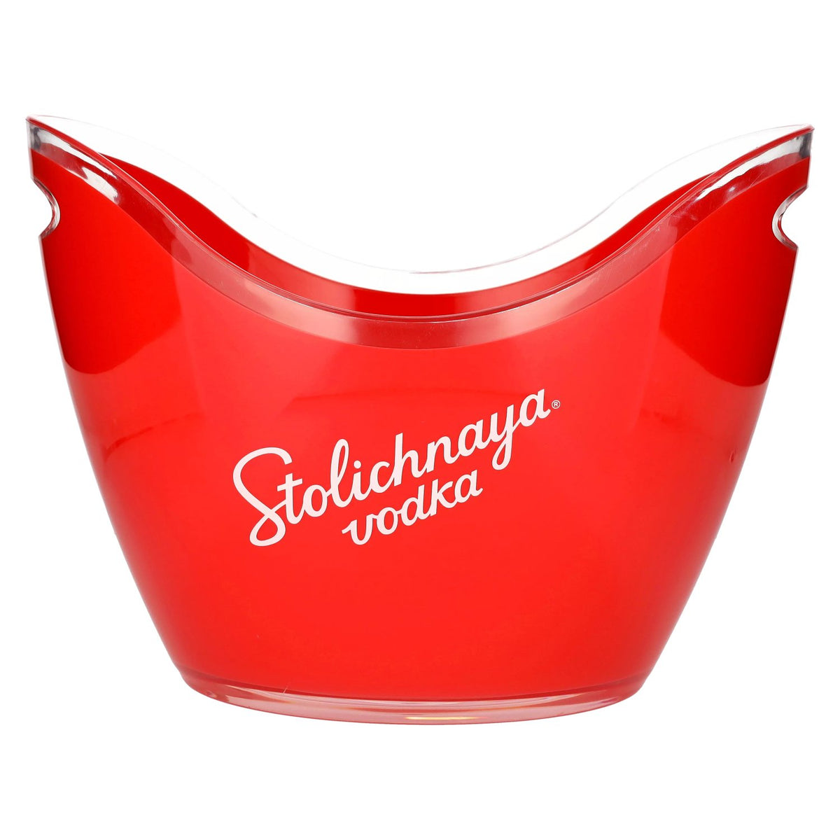 Stolichnaya Flaschenkühler rot
