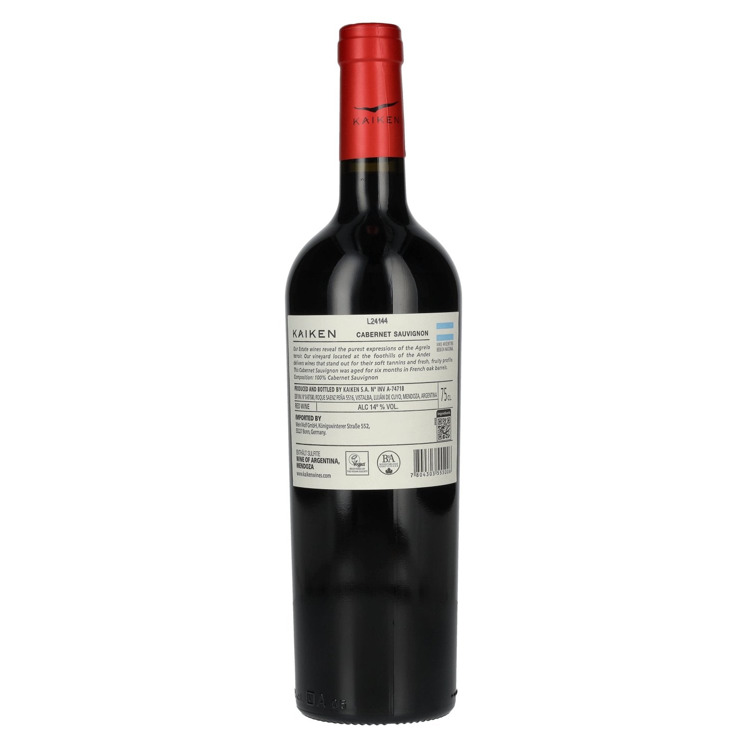 Kaiken Estate Cabernet Sauvignon 2022 14% Vol. 0,75l