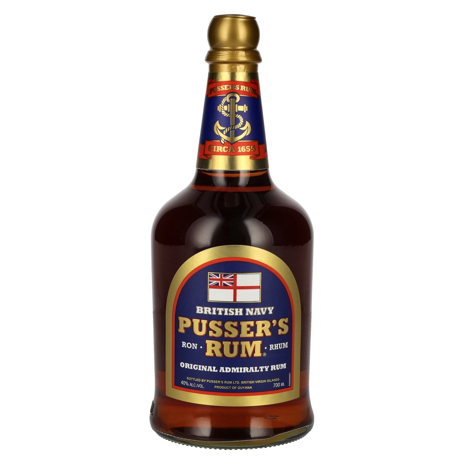 Pusser's Original Admiralty Rum 40% Vol. 0.7l