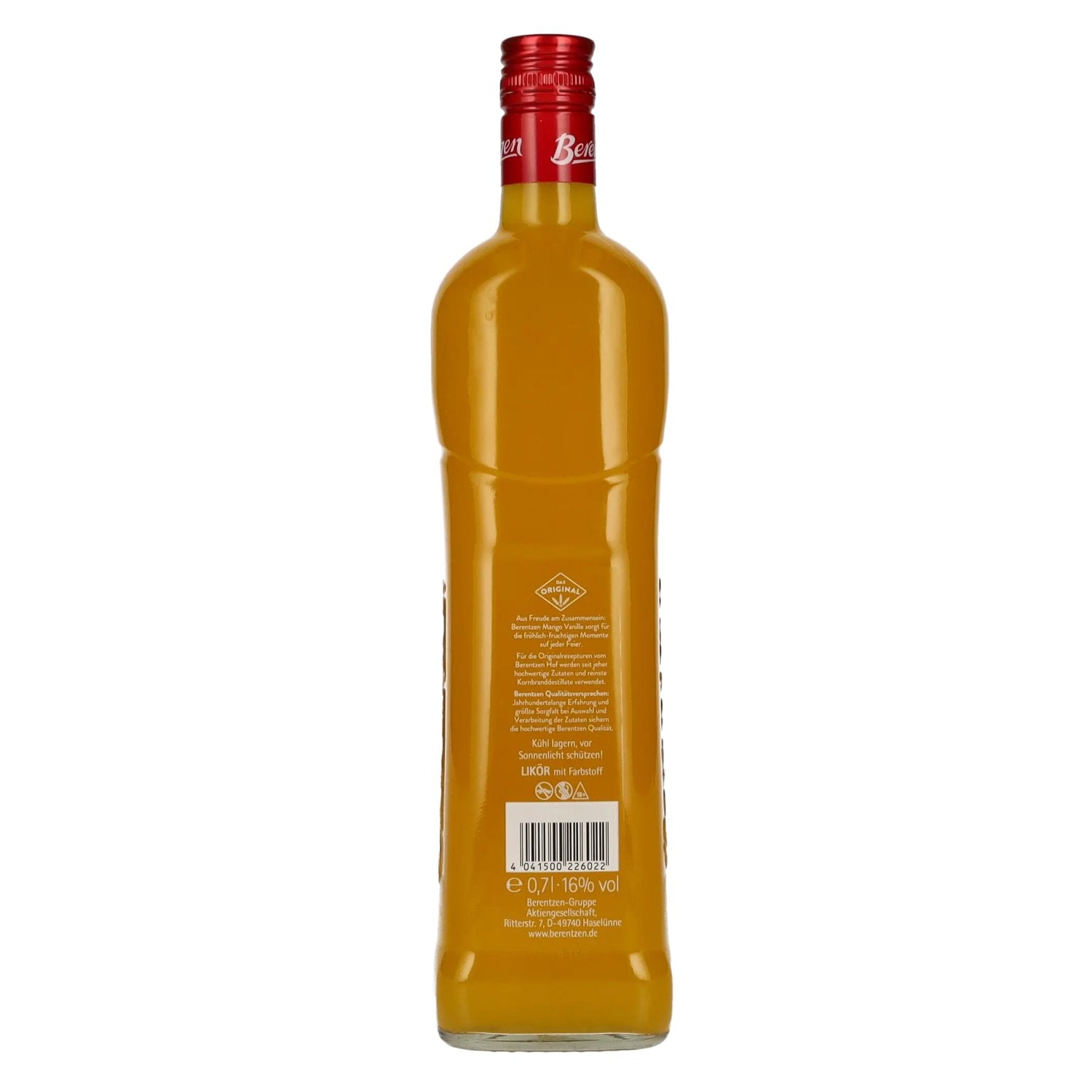 Berentzen Mango Vanille Likör 16% Vol. 0,7l