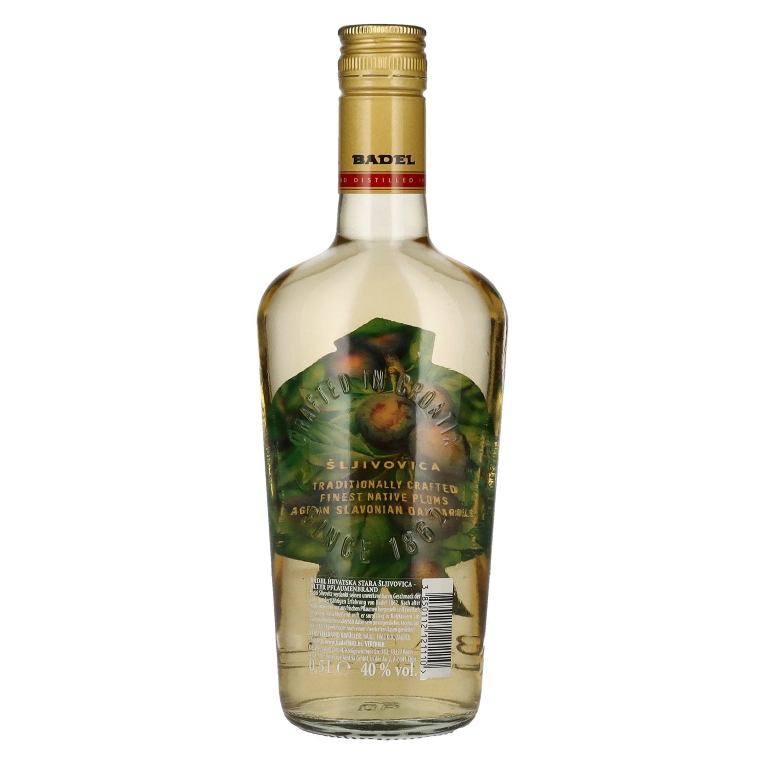 Badel Sljivovica Old Plum Brandy 40% Vol. 0.5l
