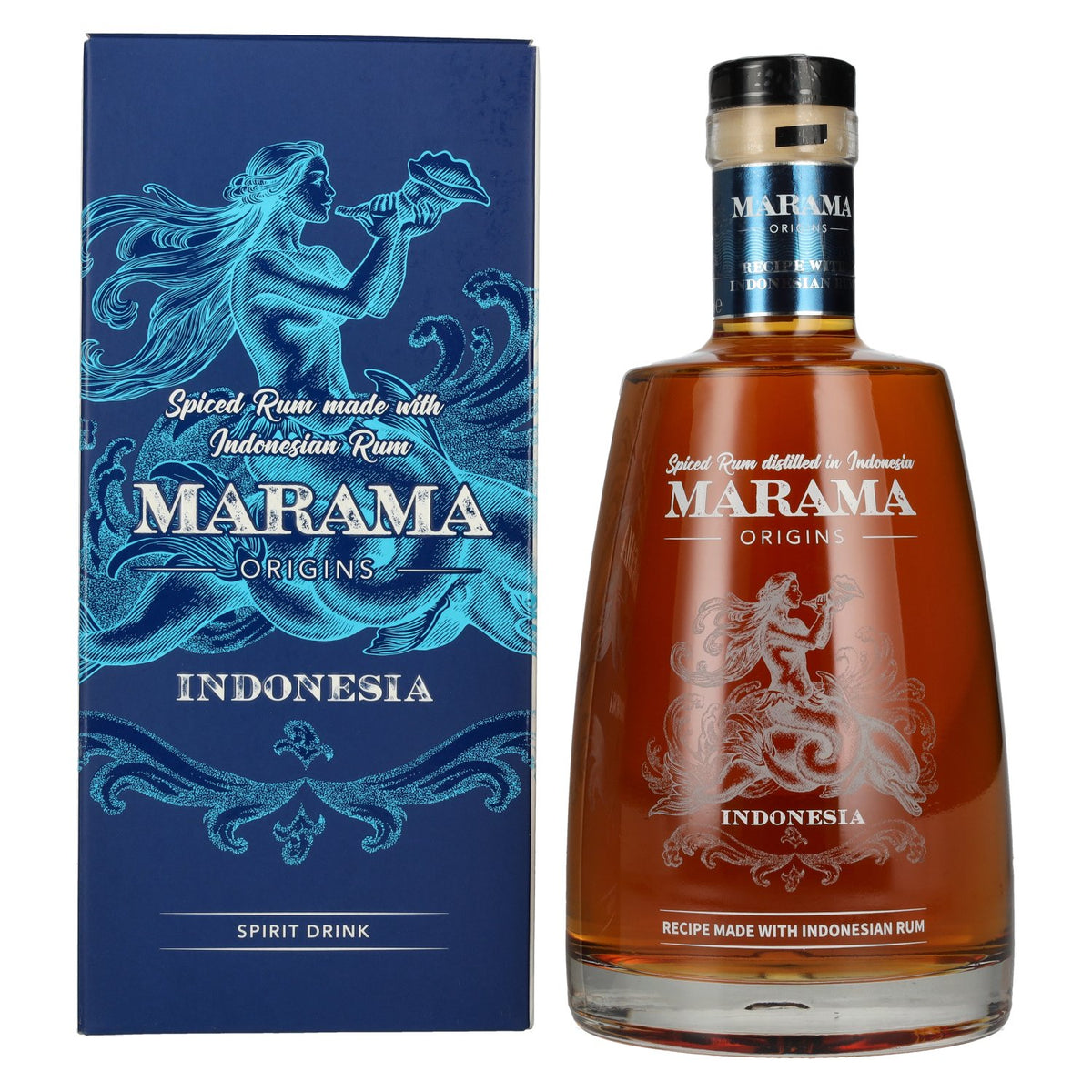 Marama ORIGINS Indonesian Spiced Rum 40% Vol. 0.7l in Gift Box