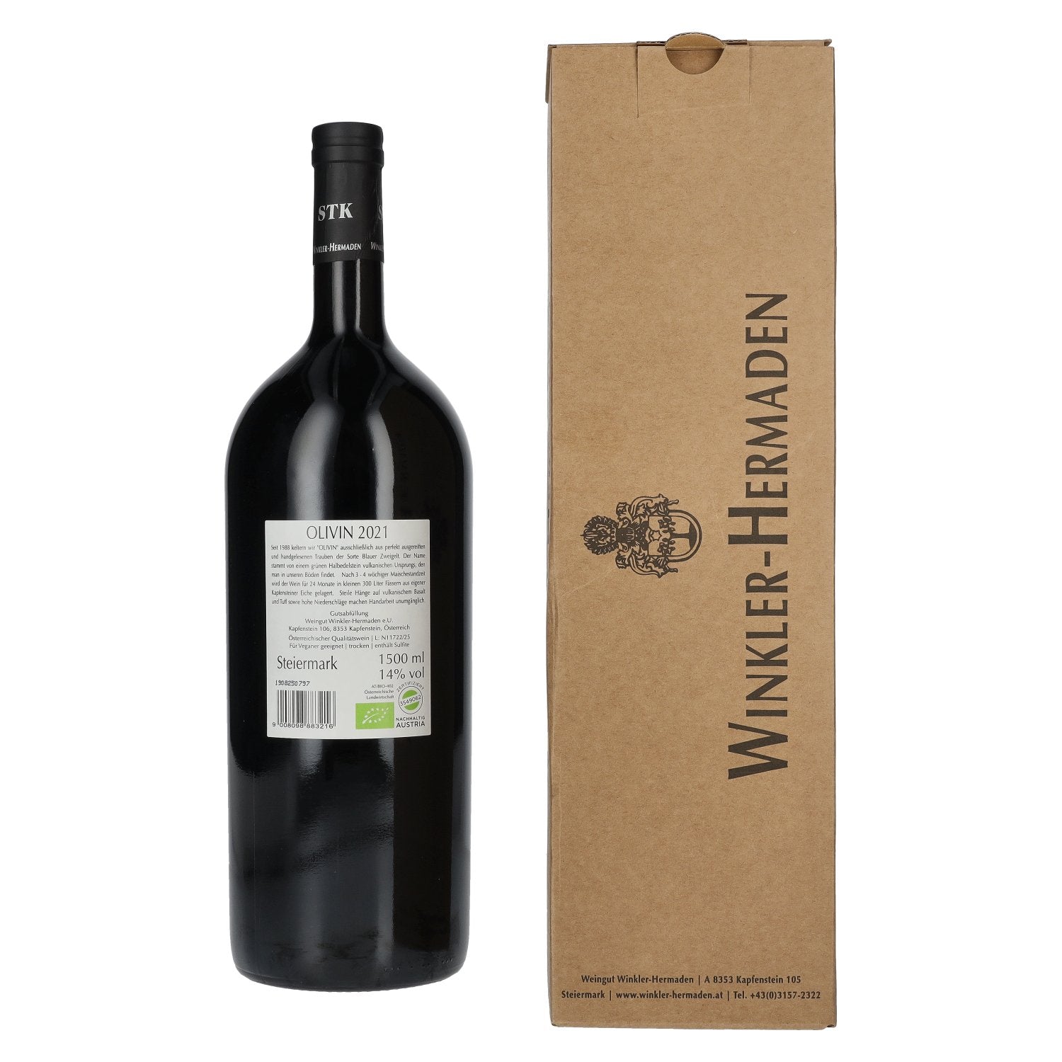 Winkler-Hermaden Olivin 2021 14% Vol. 1,5l in Geschenkbox