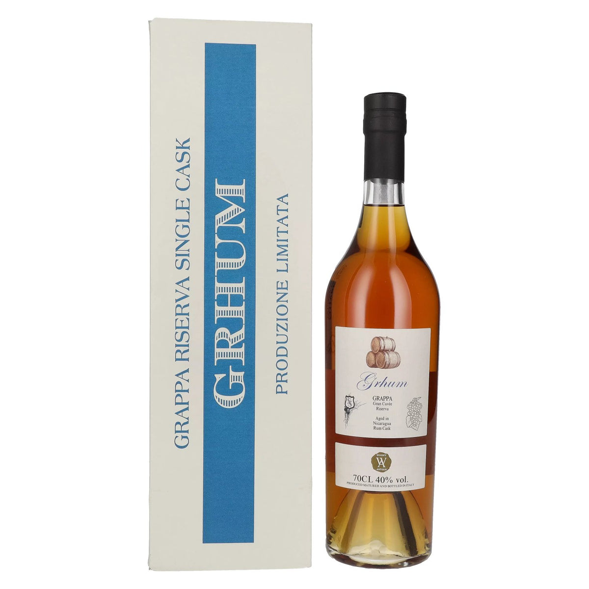 Silver Seal Grappa Riserva Single Nicaragua Rum Cask 2023 40% Vol. 0.7l in gift box
