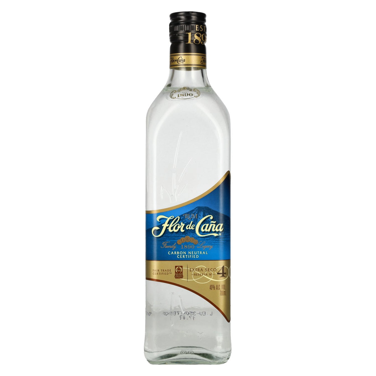 Flor de Cana Extra Seco Reserva No. 4 40% vol. 0.7 l