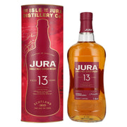 Jura 13-Year-Old Single Malt Scotch Whisky, 40% ABV, 1 litre, in a gift box