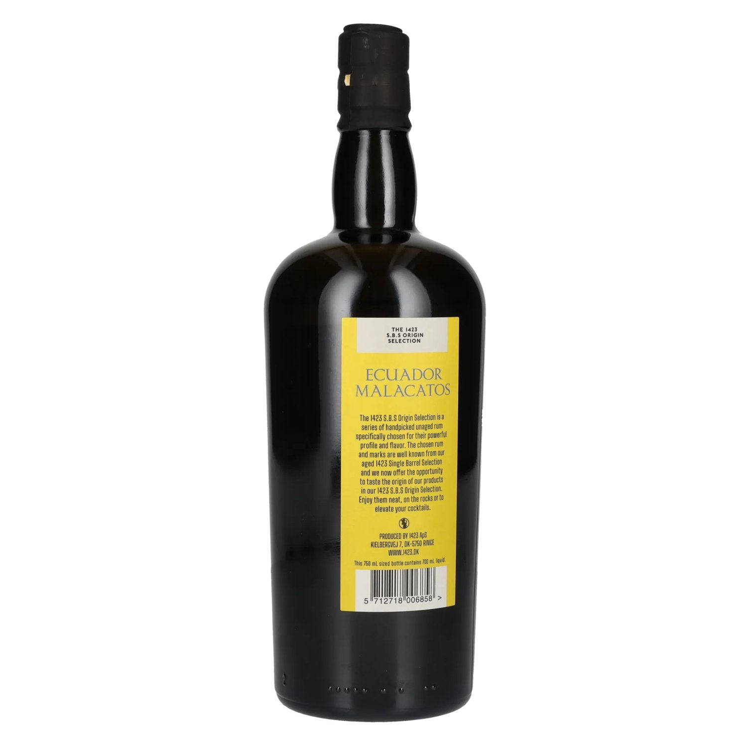 1423 S.B.S ECUADOR Malacatos Single Origin Rum 2022 57% Vol. 0.7l