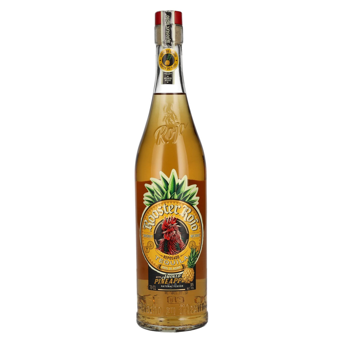 Rooster Rojo REPOSADO Tequila 100% Agave Smoked Pineapple 38% Vol. 0.7l