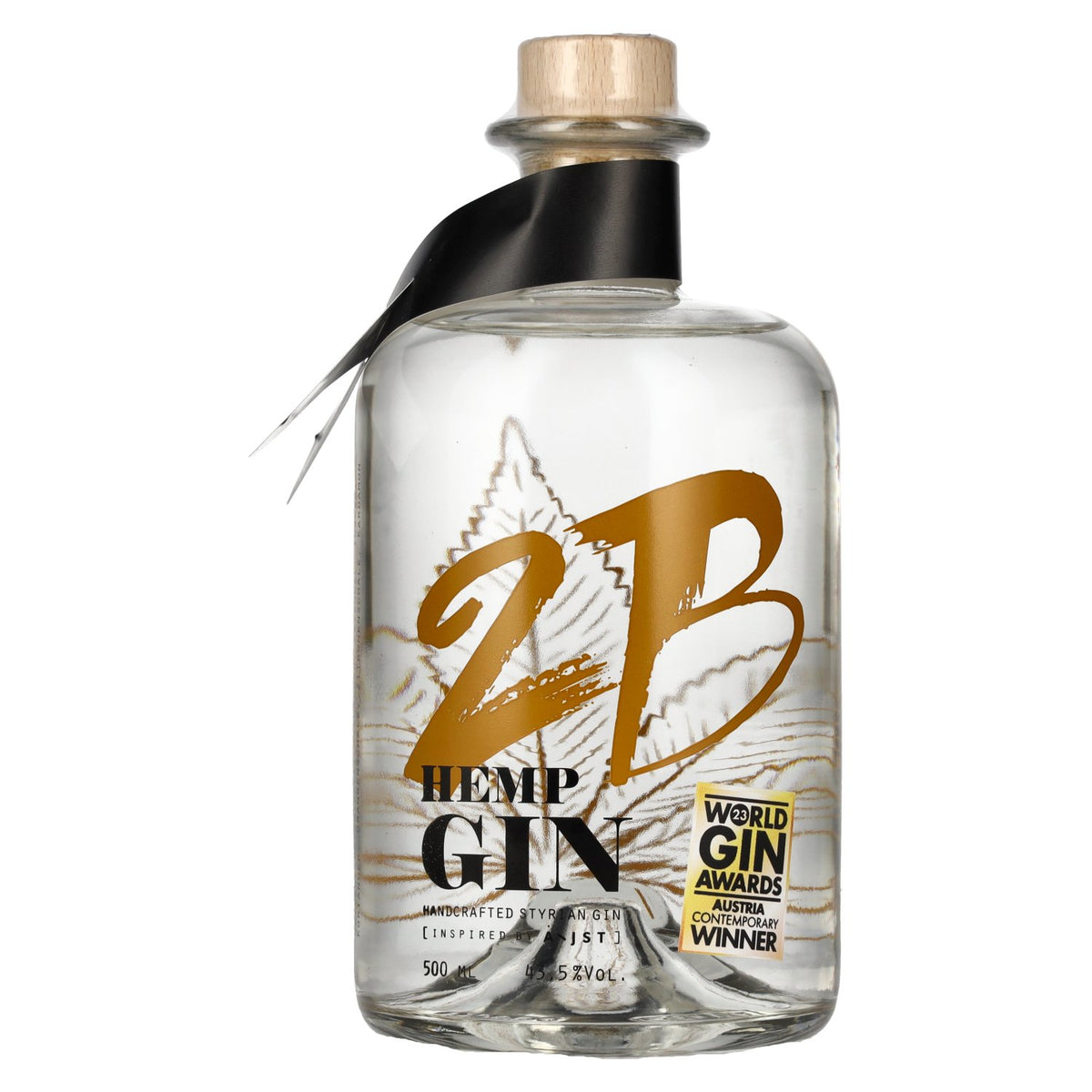 2B Hemp Styrian Gin 43.5% vol. 0.5 l