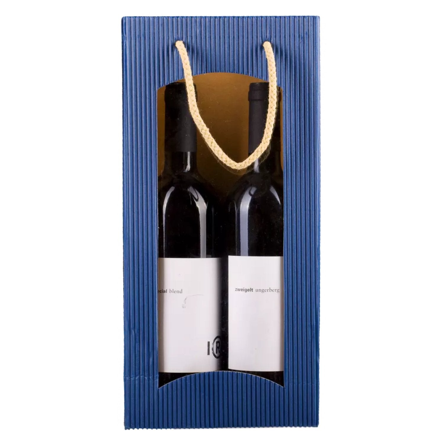 Blue Carrier Bag Open Wave 2-pack