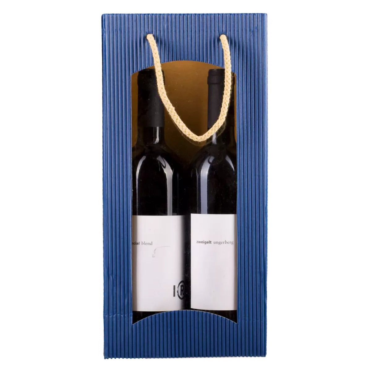 Blue Carrier Bag Open Wave 2-pack