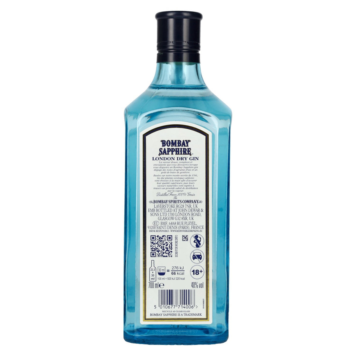 Bombay SAPPHIRE London Dry Gin 40% vol. 0.7 l
