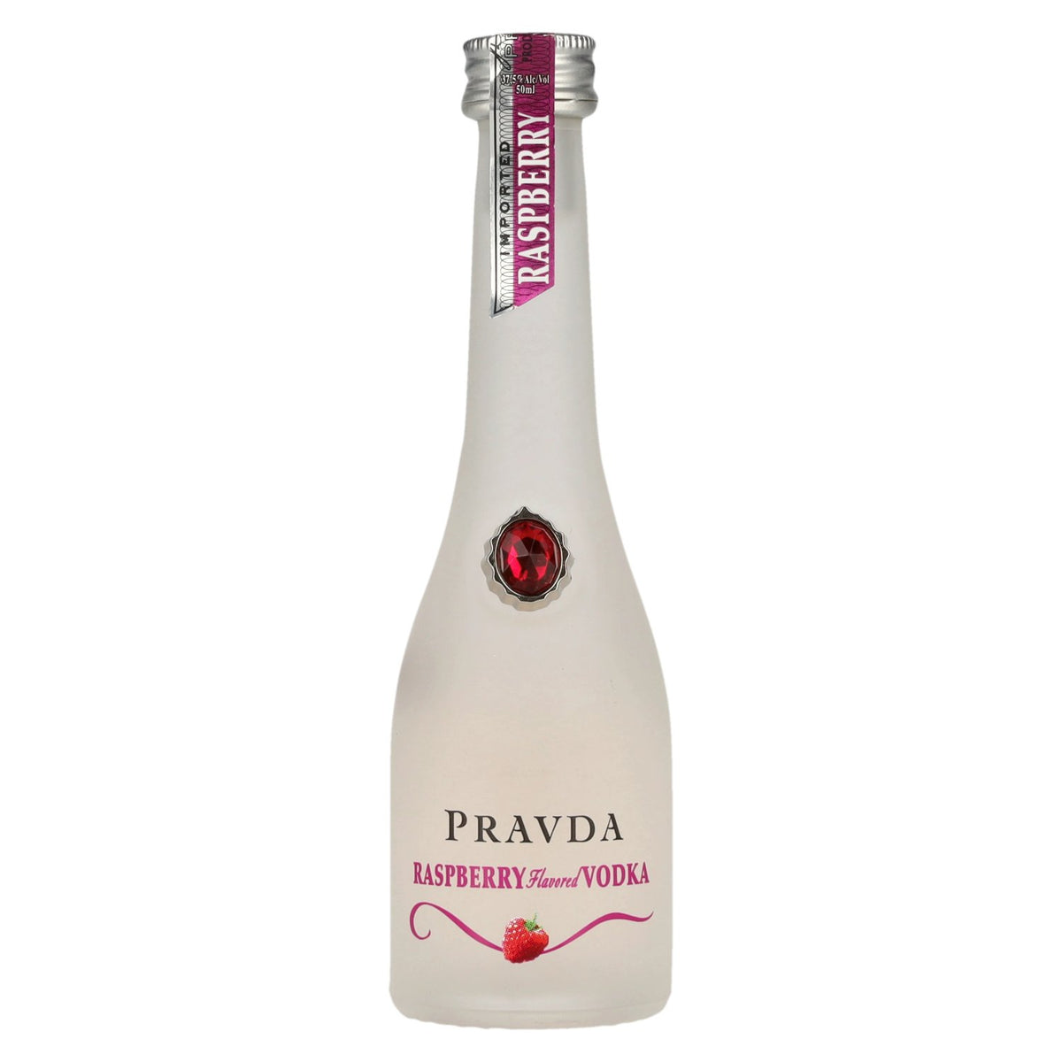 Pravda RASPBERRY Flavored Vodka 37,5% Vol. 0,05l
