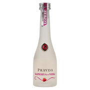 Pravda RASPBERRY Flavoured Vodka 37.5% ABV 0.05 l