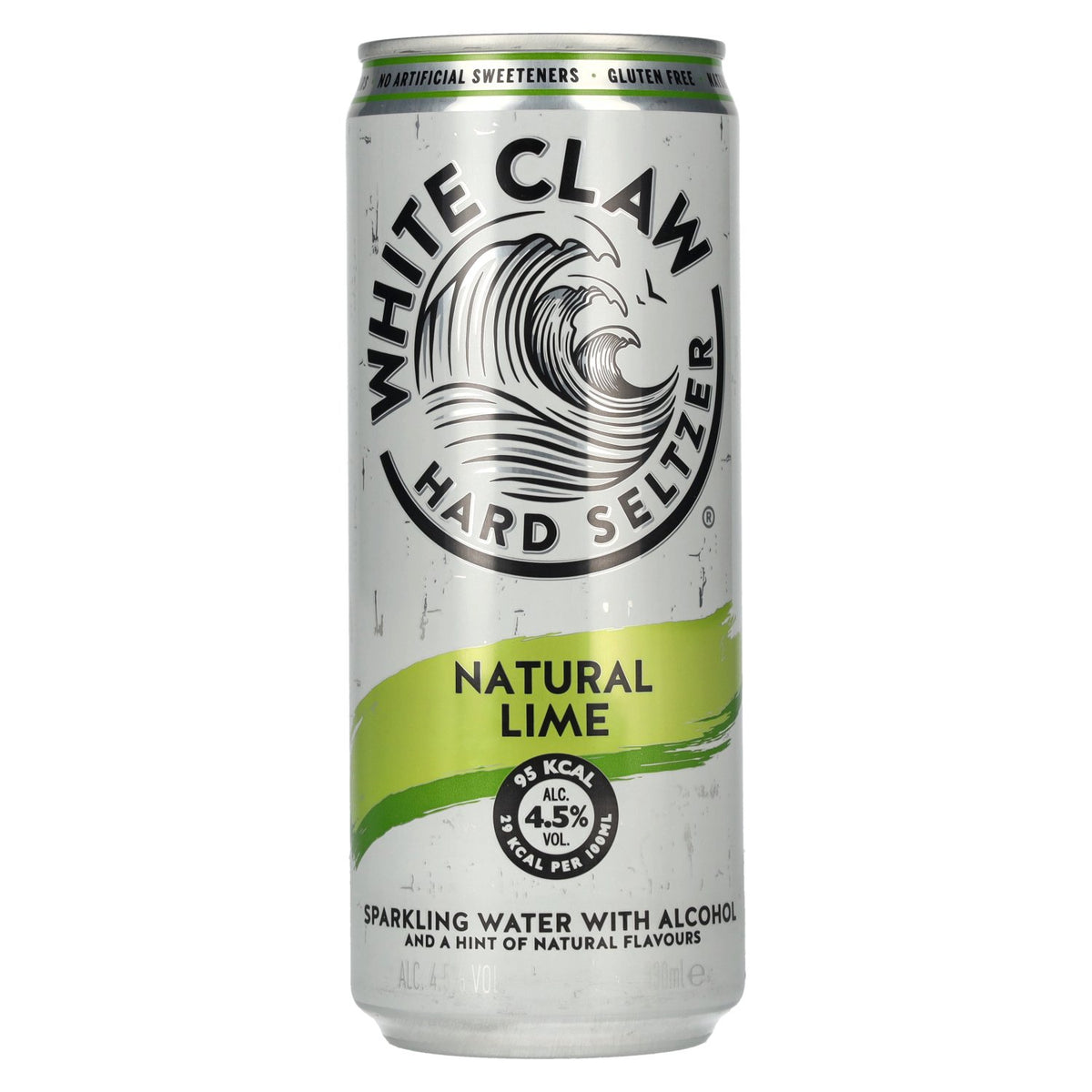 White Claw Hard Seltzer Natural Lime 4.5% ABV 0.33l can (deposit required)