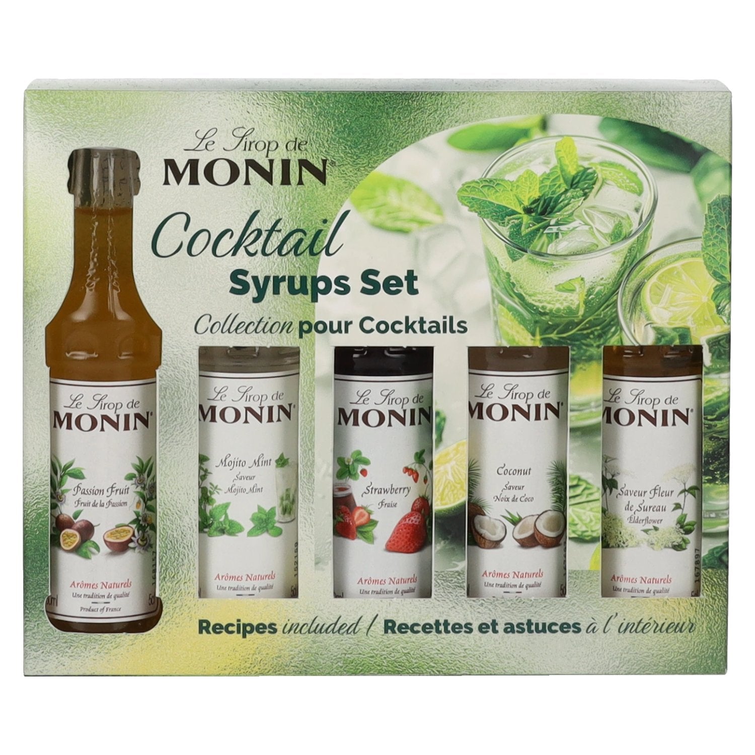 Monin Syrup COCKTAIL SYRUPS SET 5x0.05l