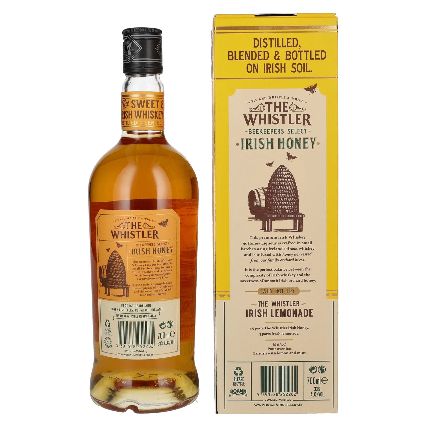 The Whistler IRISH HONEY Irish Whiskey & Honey Liqueur 33% Vol. 0.7l in Gift Box