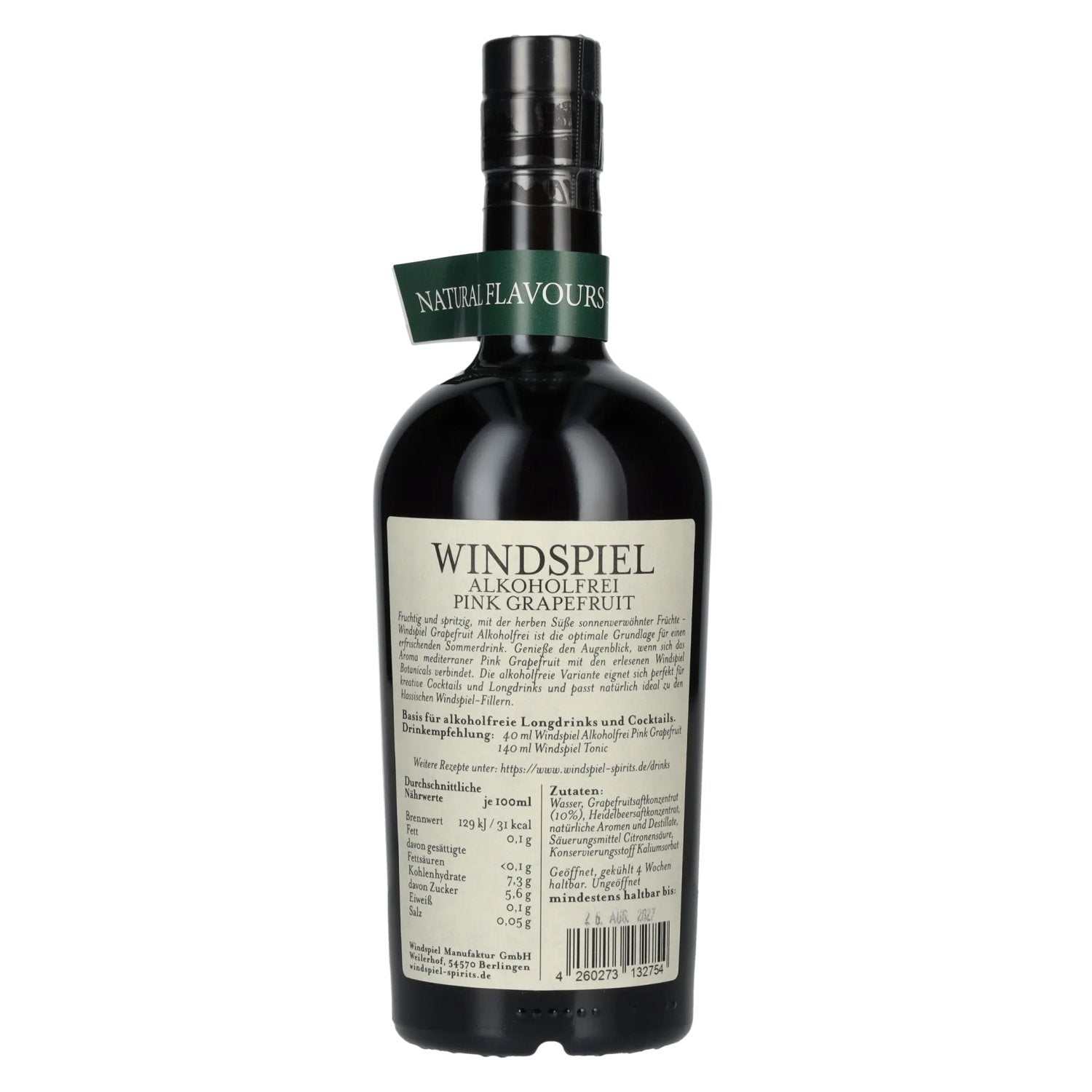 Windspiel Pink Grapefruit Alkoholfrei 0,5l