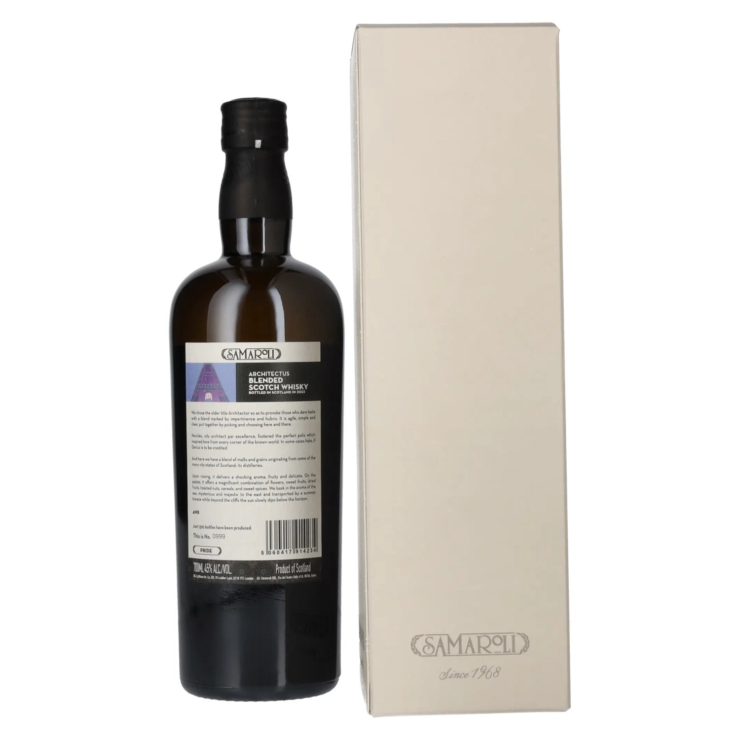 Samaroli ARCHITECTUS Blended Malt Scotch Whisky 2023 45% Vol. 0.7l in gift box