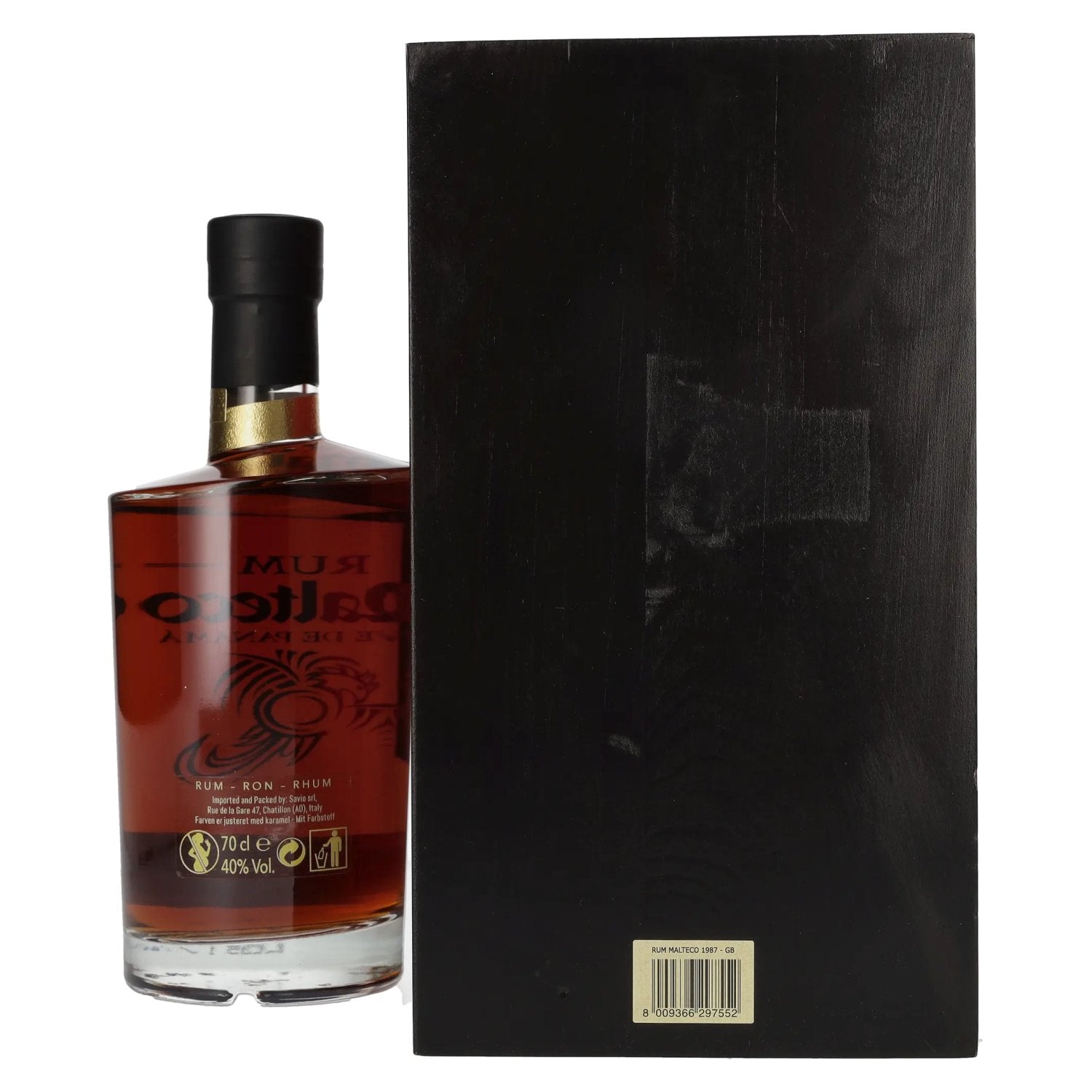 Ron Malteco SELECCIÓN 1987 40% Vol. 0,7l in Holzkiste