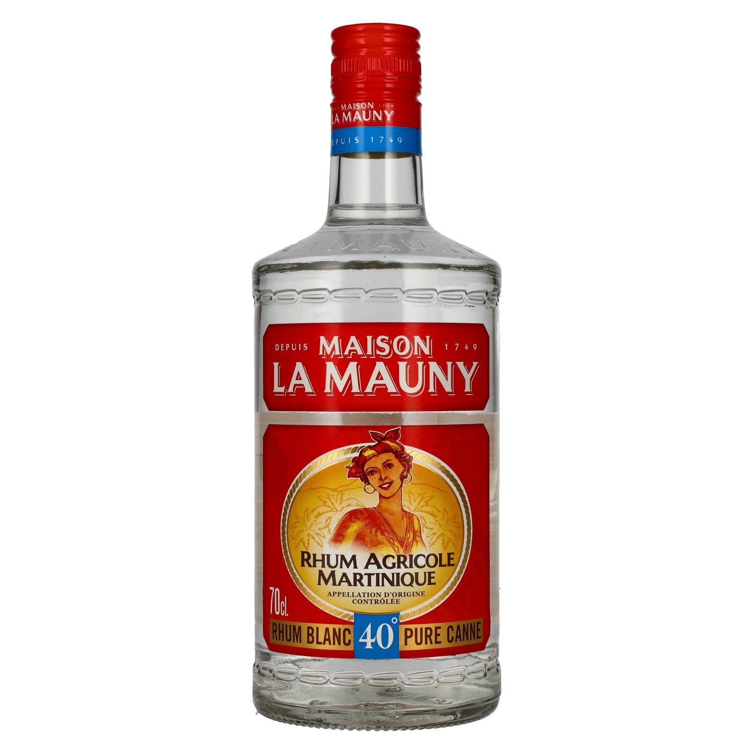 La Mauny White Agricultural Rum Martinique 40% Vol. 0.7l