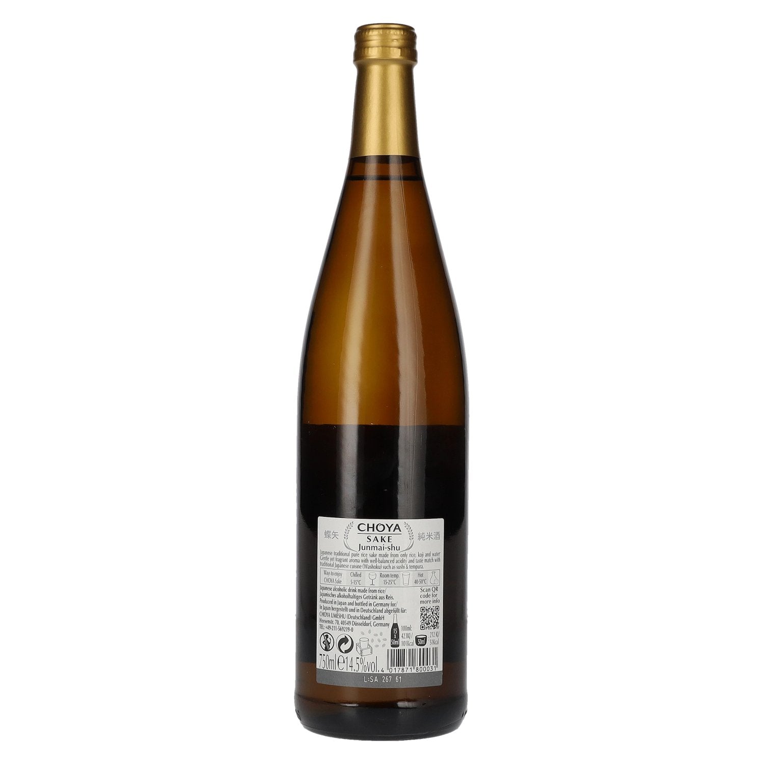 Choya Sake 14,5% Vol. 0,75l