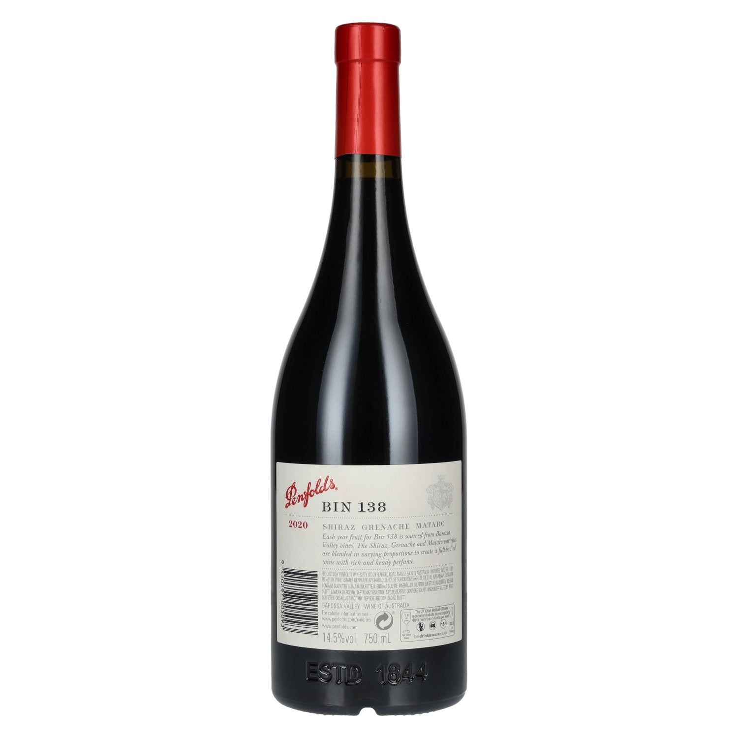 Penfolds BIN 138 Shiraz Grenache Mataro 2020 14,5% Vol. 0,75l