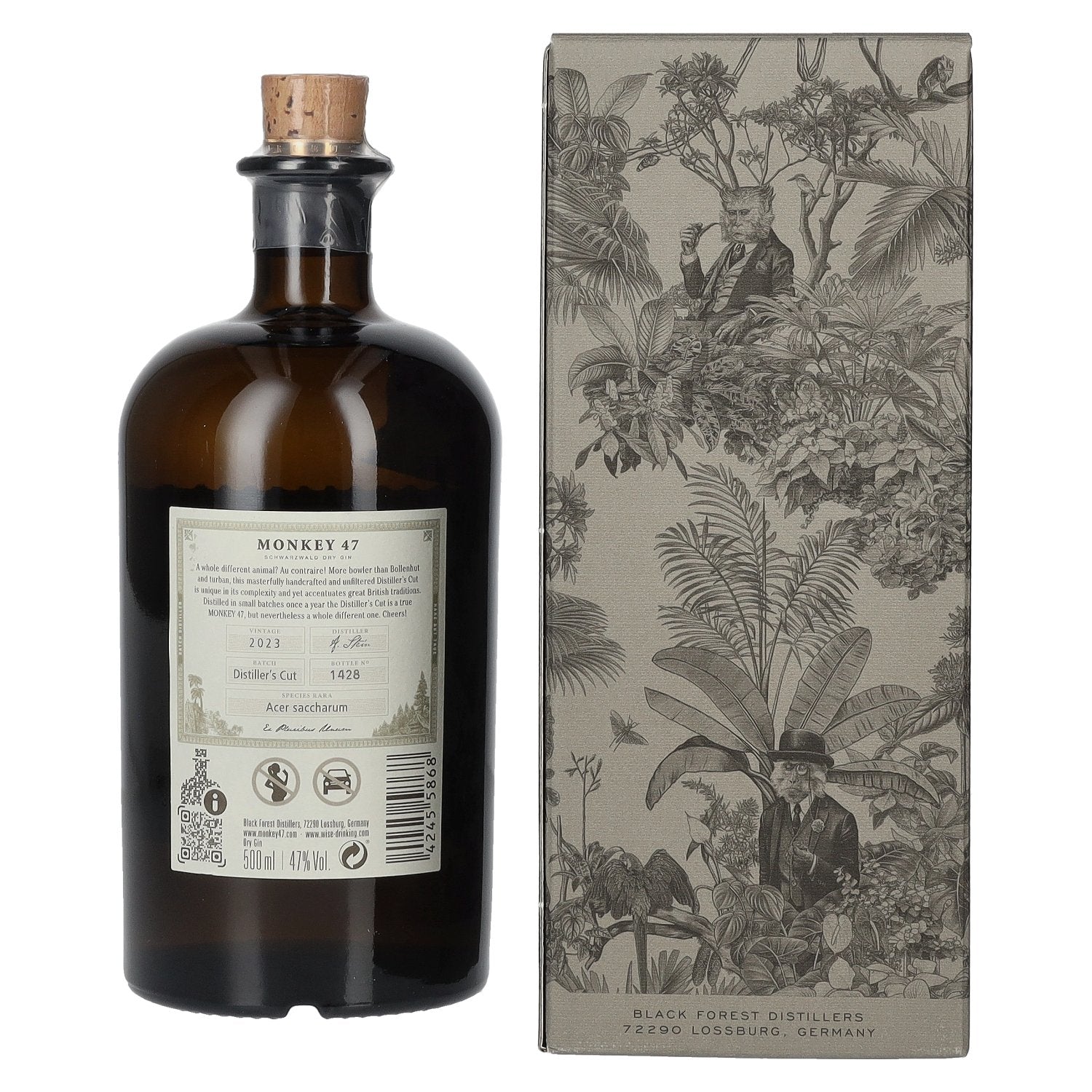 Monkey 47 DISTILLER'S CUT Gin 2023 47% Vol. 0.5l in gift box