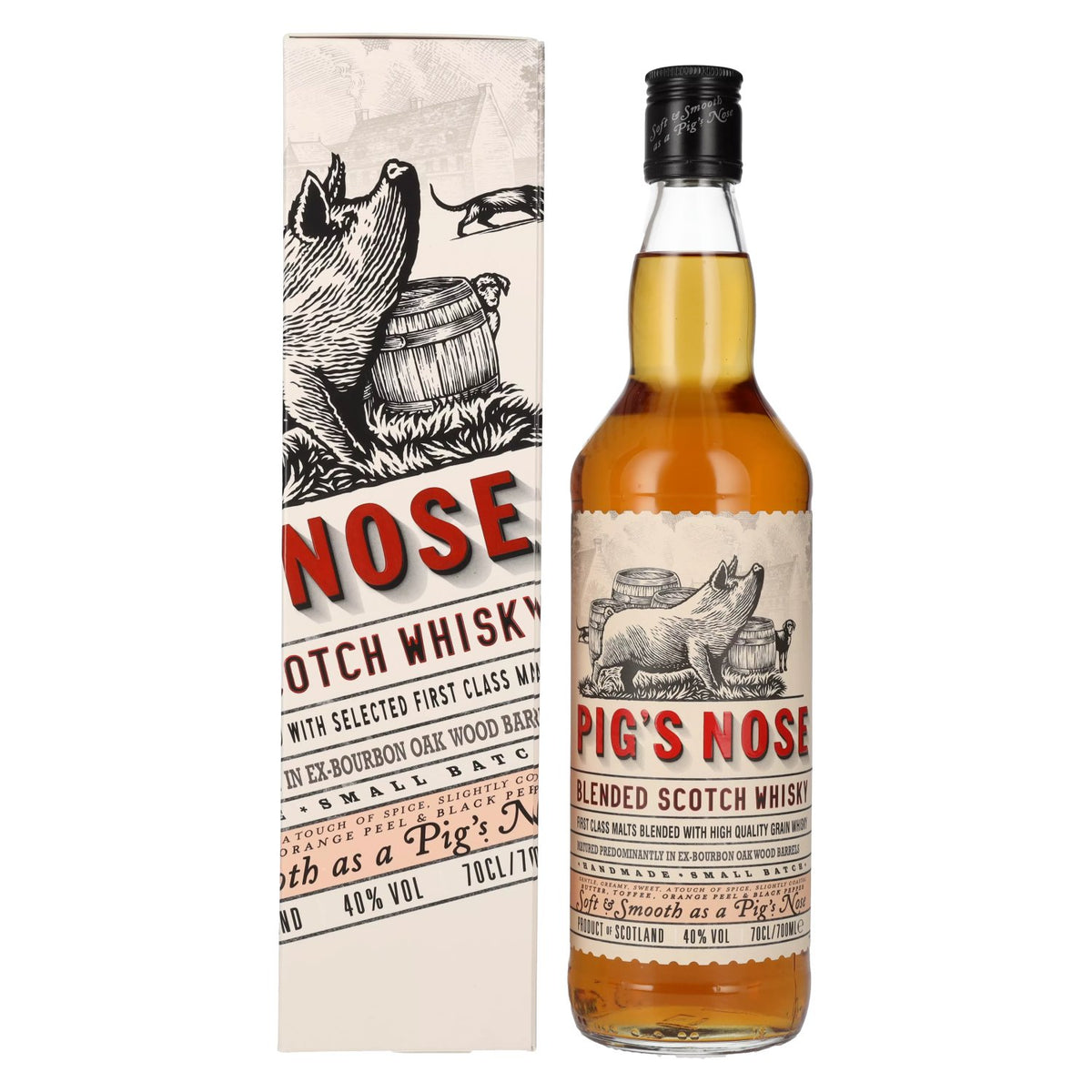 Pig's Nose Blended Scotch Whisky 40% Vol. 0.7l in Gift Box