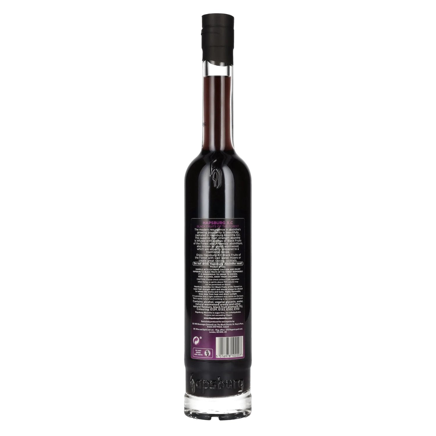 Hapsburg Absinthe X.C EXTRA STRONG Black Forest Fruits 89.9% Vol. 0.5l
