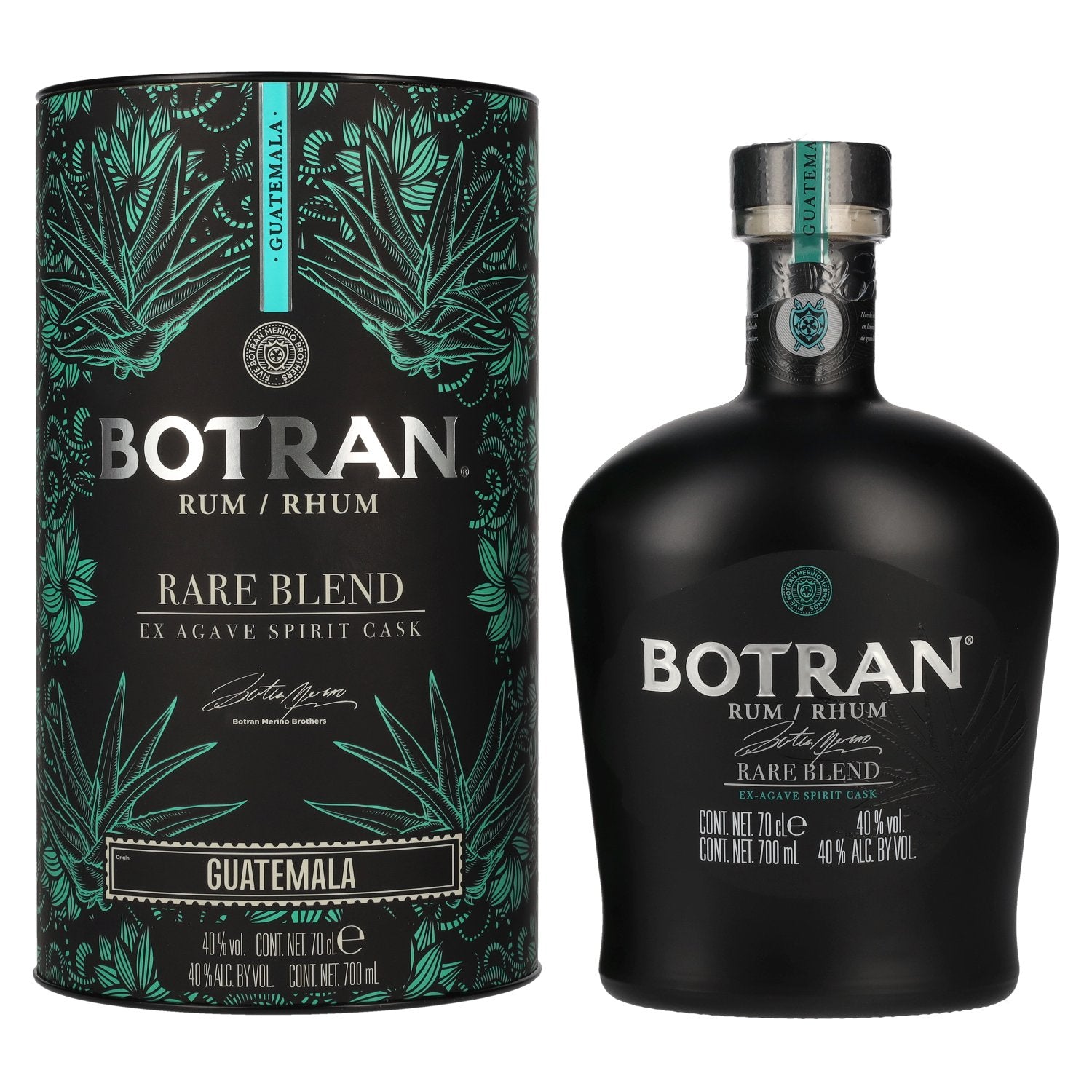 Botran Rum Guatemala RARE BLEND Ex Agave Spirit Cask 40% Vol. 0.7l in gift box