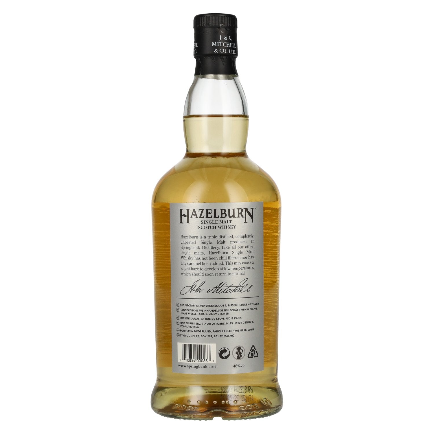Hazelburn 10 Years Old Campbeltown Single Malt Scotch Whisky 46% Vol. 0,7l