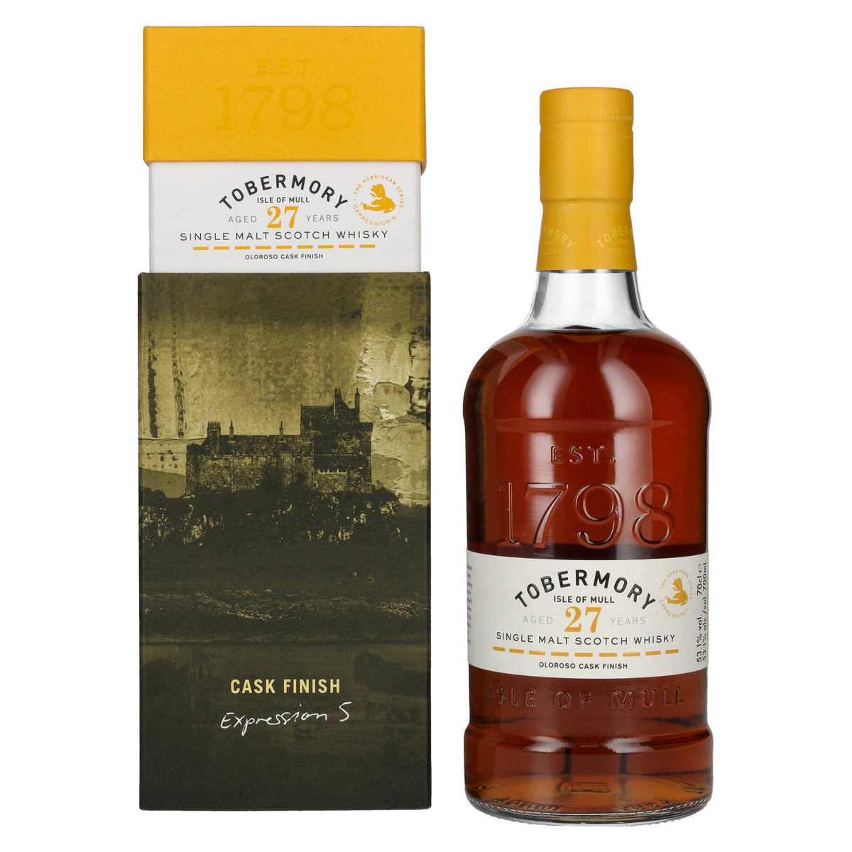 Tobermory 27 Years Old EXPRESSION 5 Single Malt Scotch Whisky 53,1% Vol. 0,7l in Geschenkbox