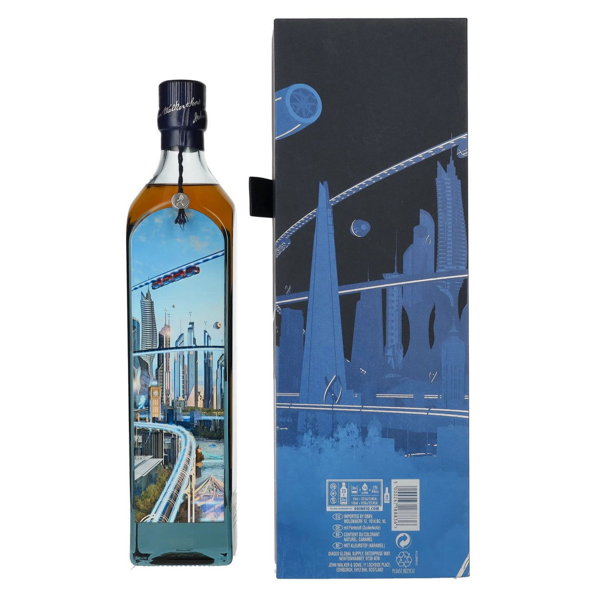 Johnnie Walker Blue Label City Edition London Blended Scotch Whisky 40% Vol. 0.7l in Gift Box