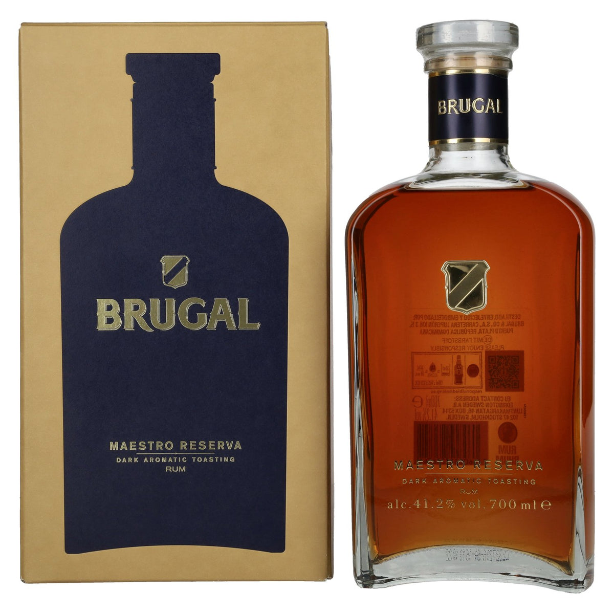 Brugal Maestro Reserva Rum 41,2% Vol. 0,7l in Geschenkbox
