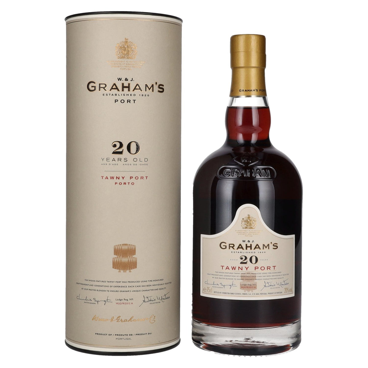 W. & J. Graham's Tawny Port 20 Years Old 20% Vol. 0,75l in Geschenkbox