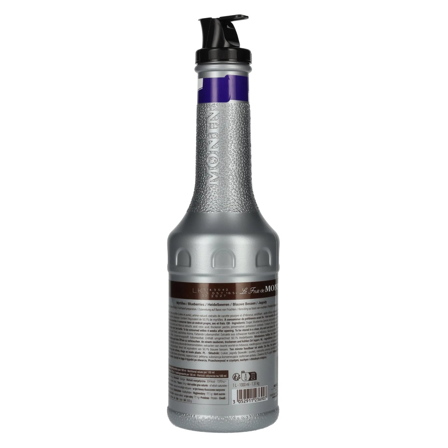 Monin Fruchtpüree HEIDELBEERE 1l PET