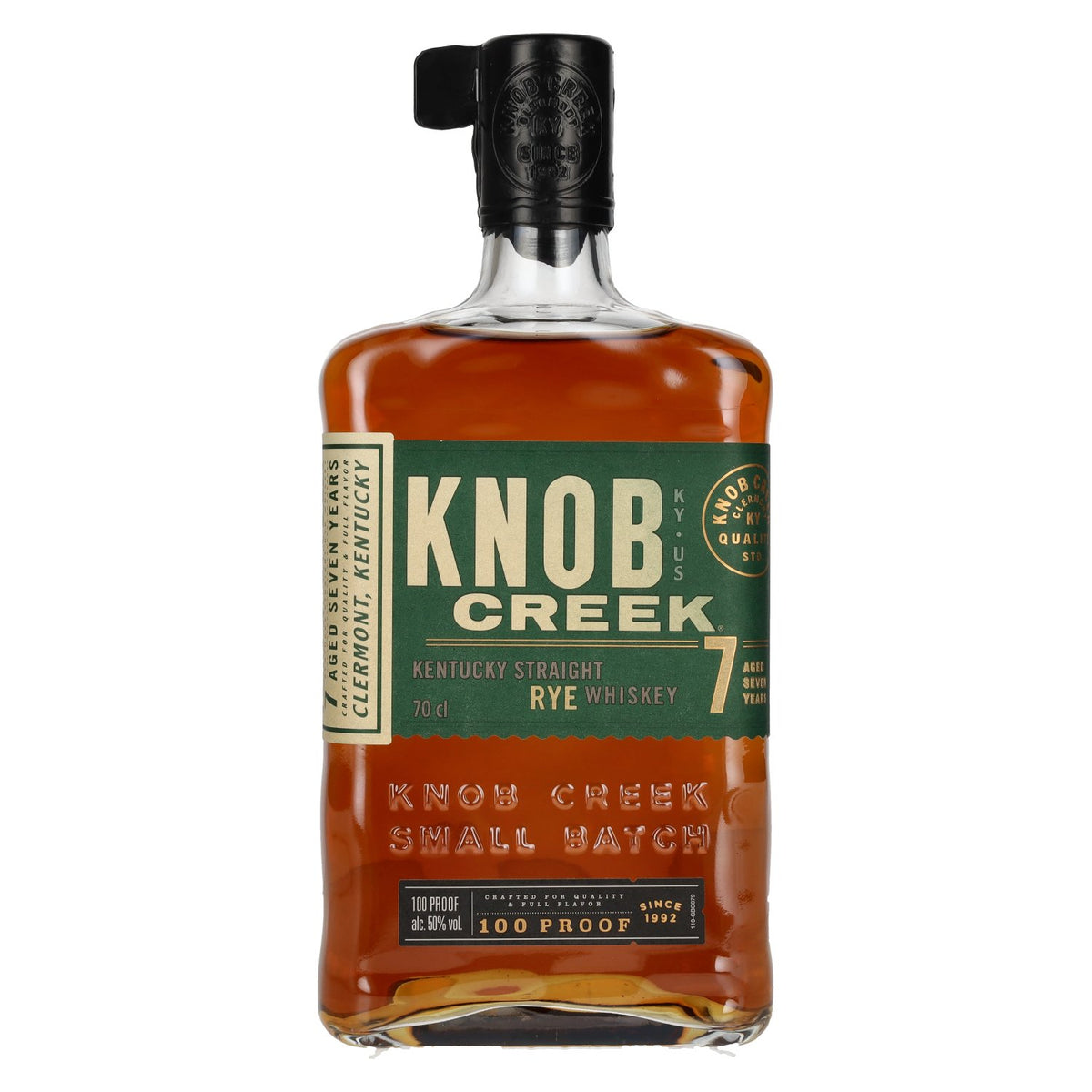 Knob Creek 7 Years Old Kentucky Straight RYE Whisky Small Batch 50% vol. 0.7 l