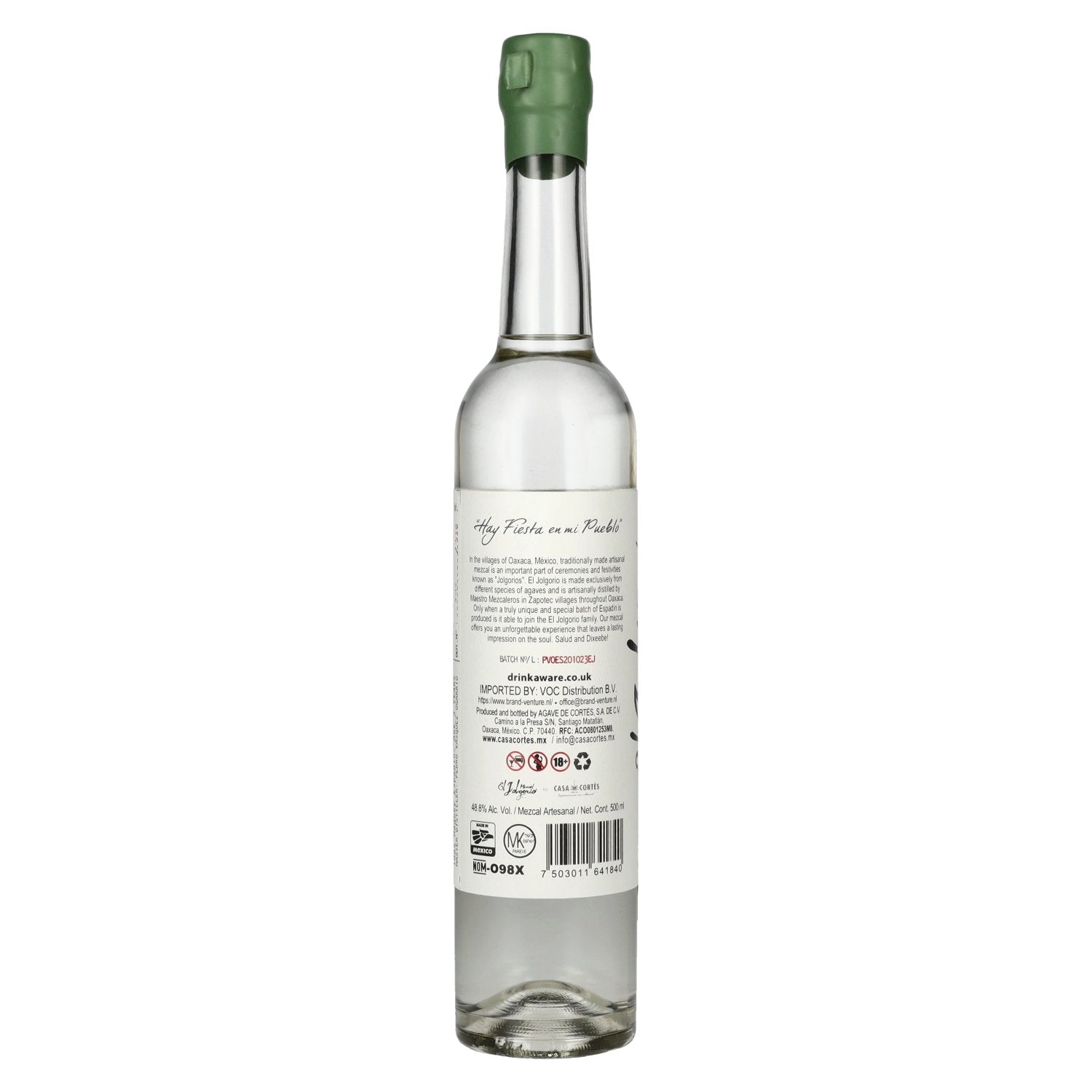 El Jolgorio Mezcal ESPADÍN 48,8% Vol. 0,5l
