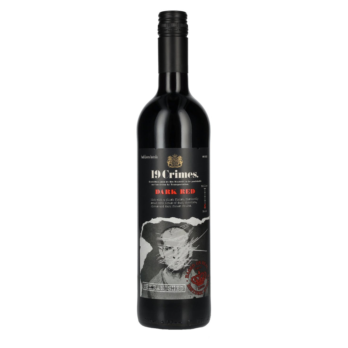 19 Crimes The Banished Dark Red 13.5% ABV 0.75l