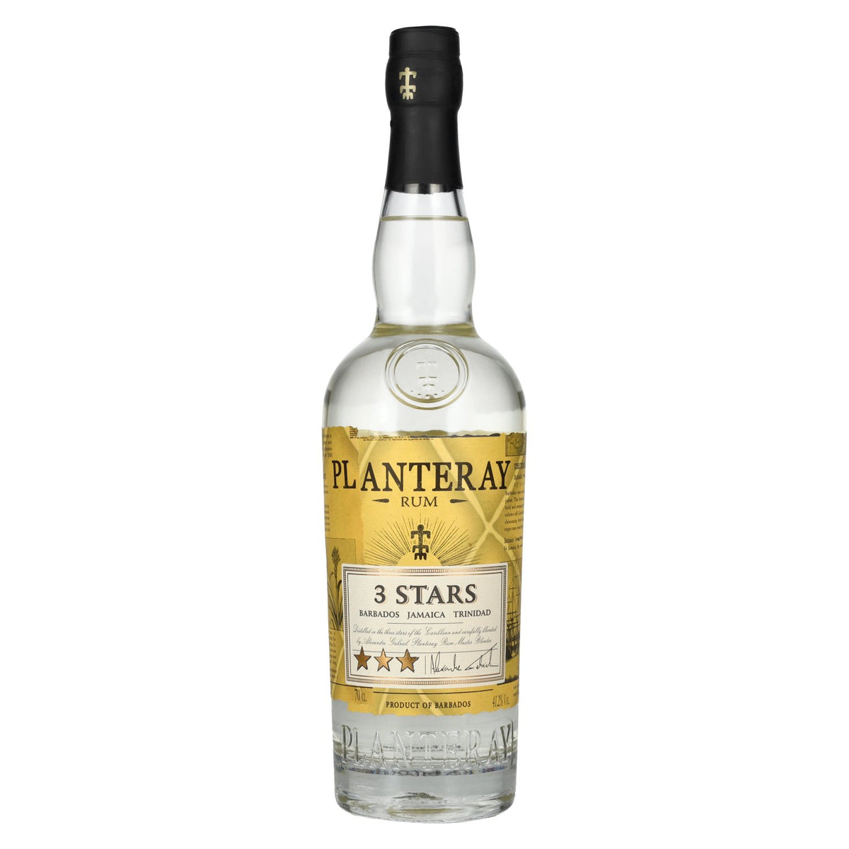 Planteray 3 STARS Rum 41.2% ABV 0.7l