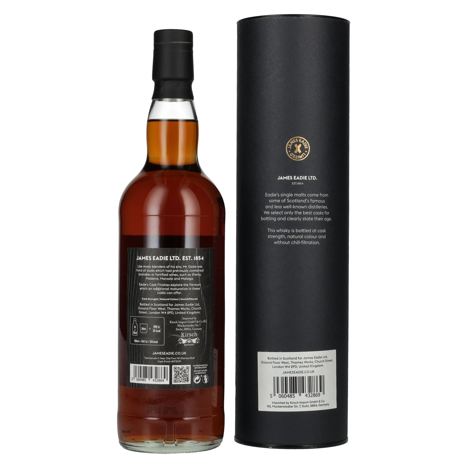 Tamnavulin 11 Years Old James Eadie 1st OLOROSO BUTT FINISH Single Malt #373071 2013 57.4% Vol. 0.7l in Gift Box